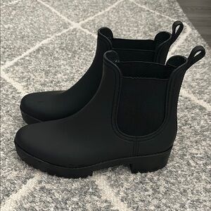 Jeffrey Campbell water resistant boots. Hardly worn.
